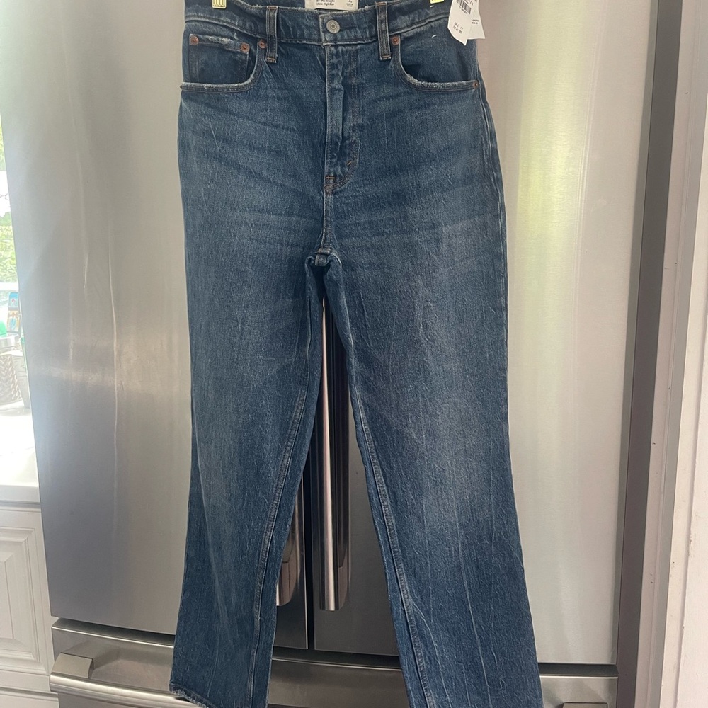 Abercrombie and Fitch Jeans 90s Straight Ultra High Rise